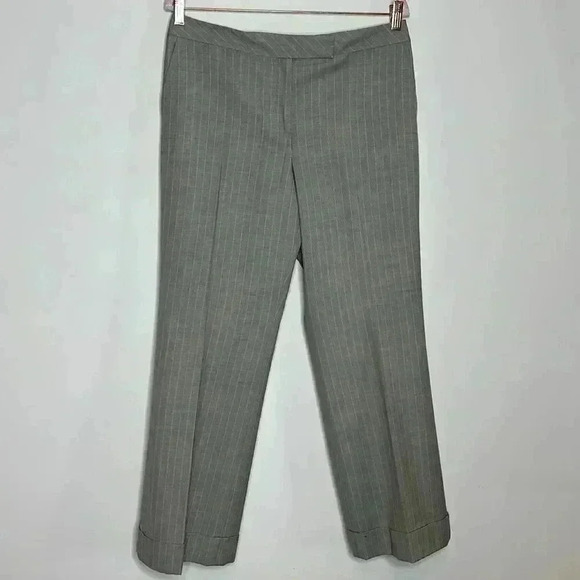 Ann Taylor Gray Stripped Pant Suit - Picture 6 of 9